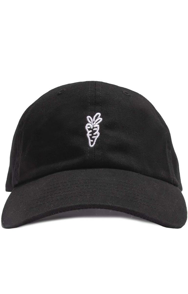 Carrots' Stunning Signature Black Dad Hat with Eye - Catching Carrot Logo