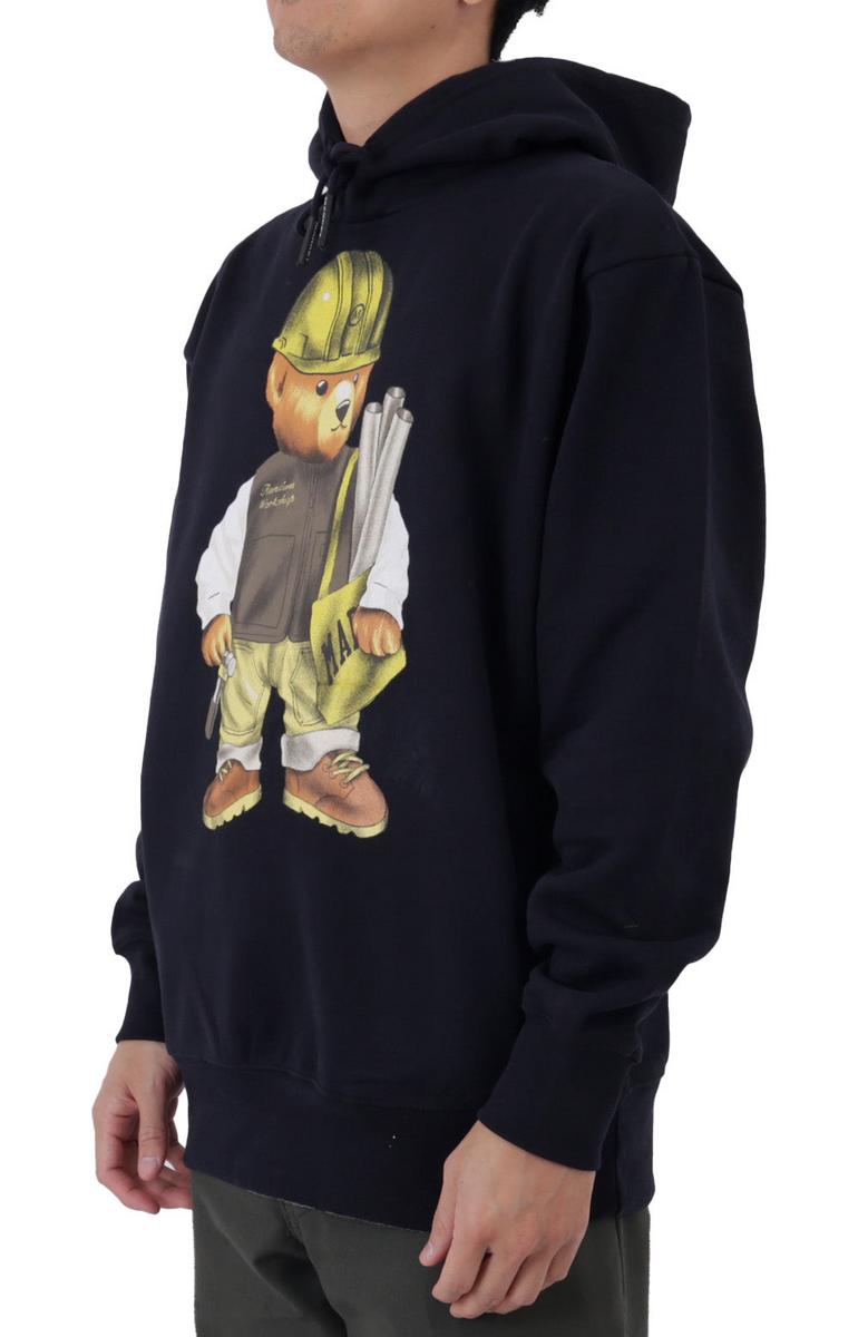 Eye - Catching Workshop Bear Graphic Hoodie