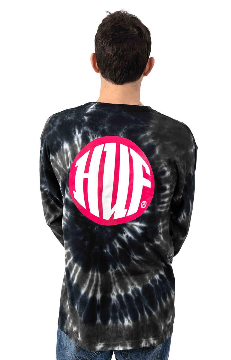 Ultra - Premium Huf Long Sleeve Shirt in Stunning Jet Black