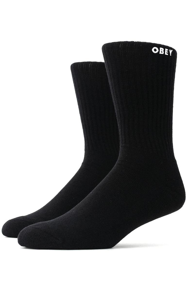 OBEY Statement Black Socks - Make a Bold Statement!