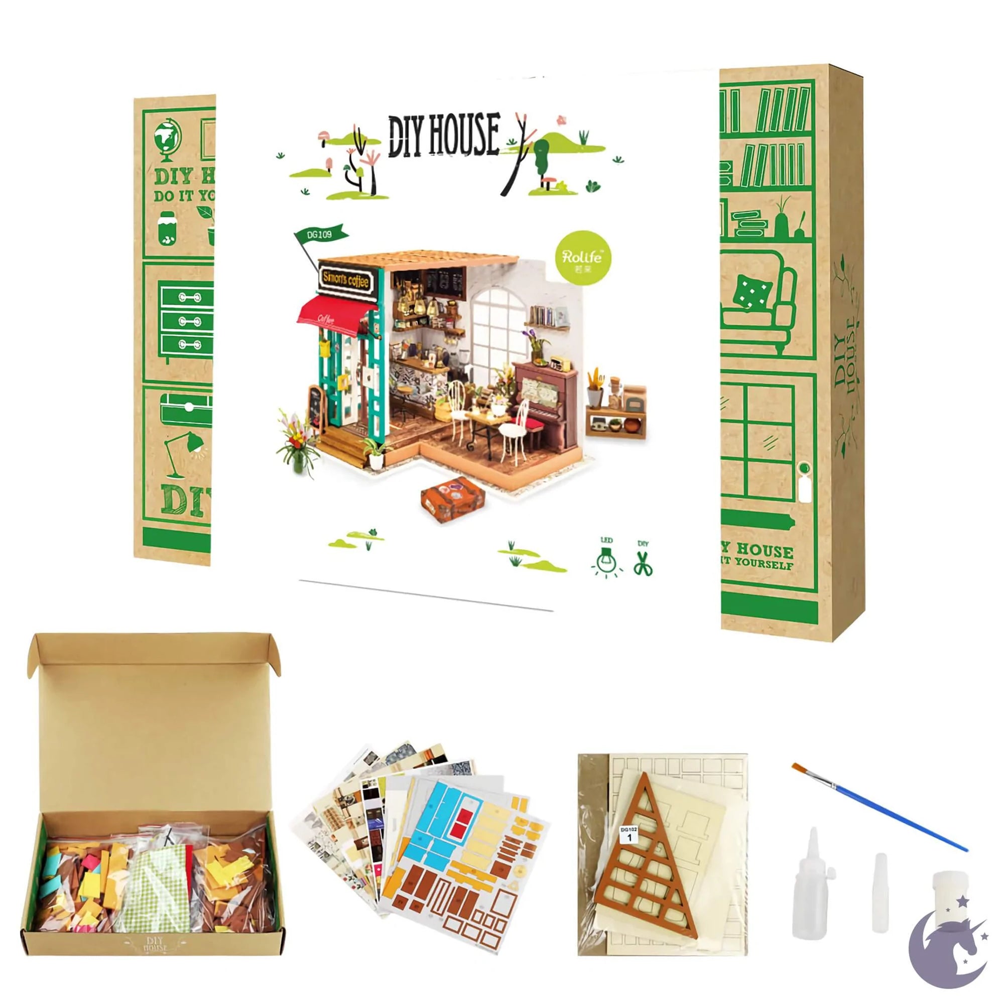 DIY Mini Simon's Coffee Shop House - Unleash Your Creativity!