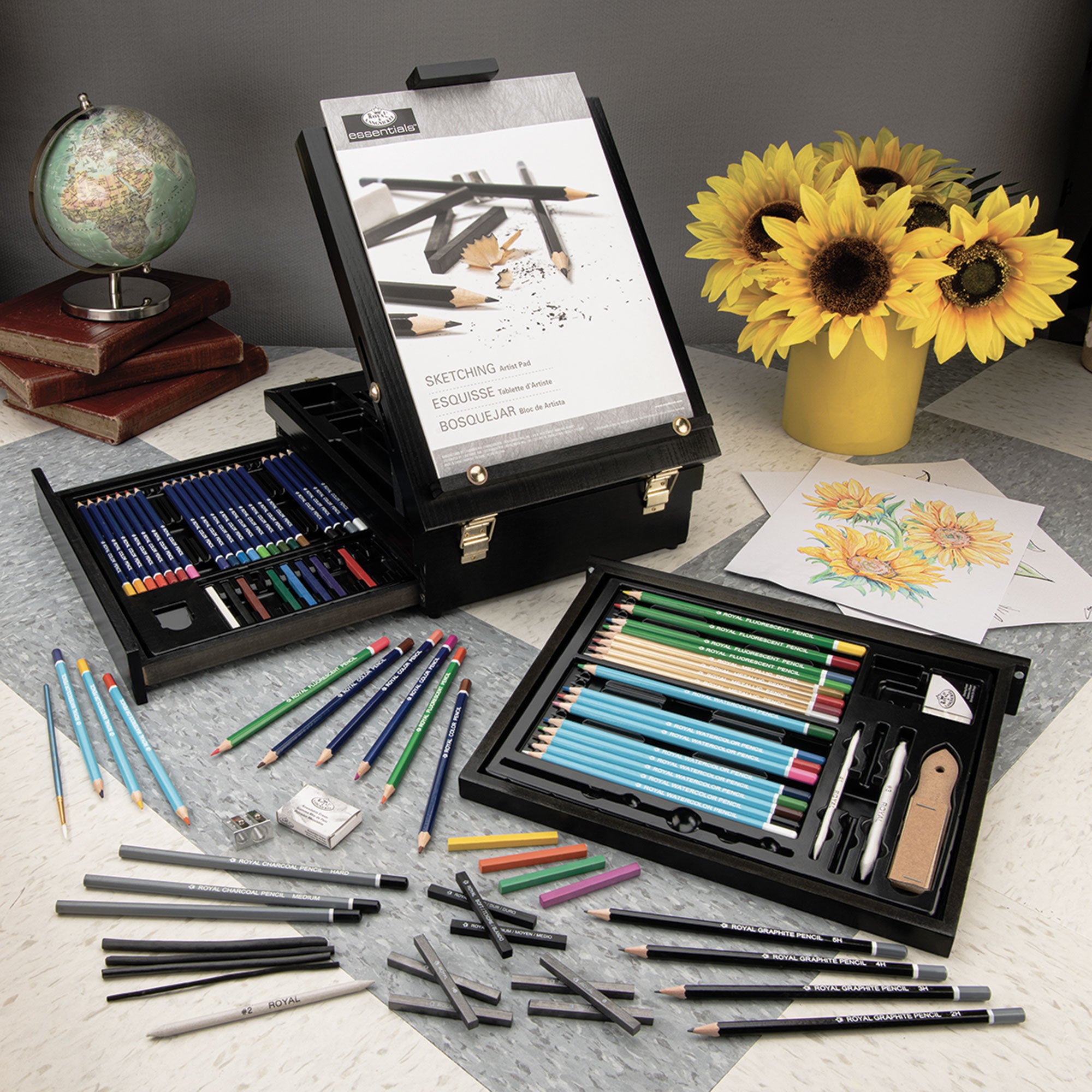 Black Series Ultimate 100-Piece Sketching and Drawing Kit