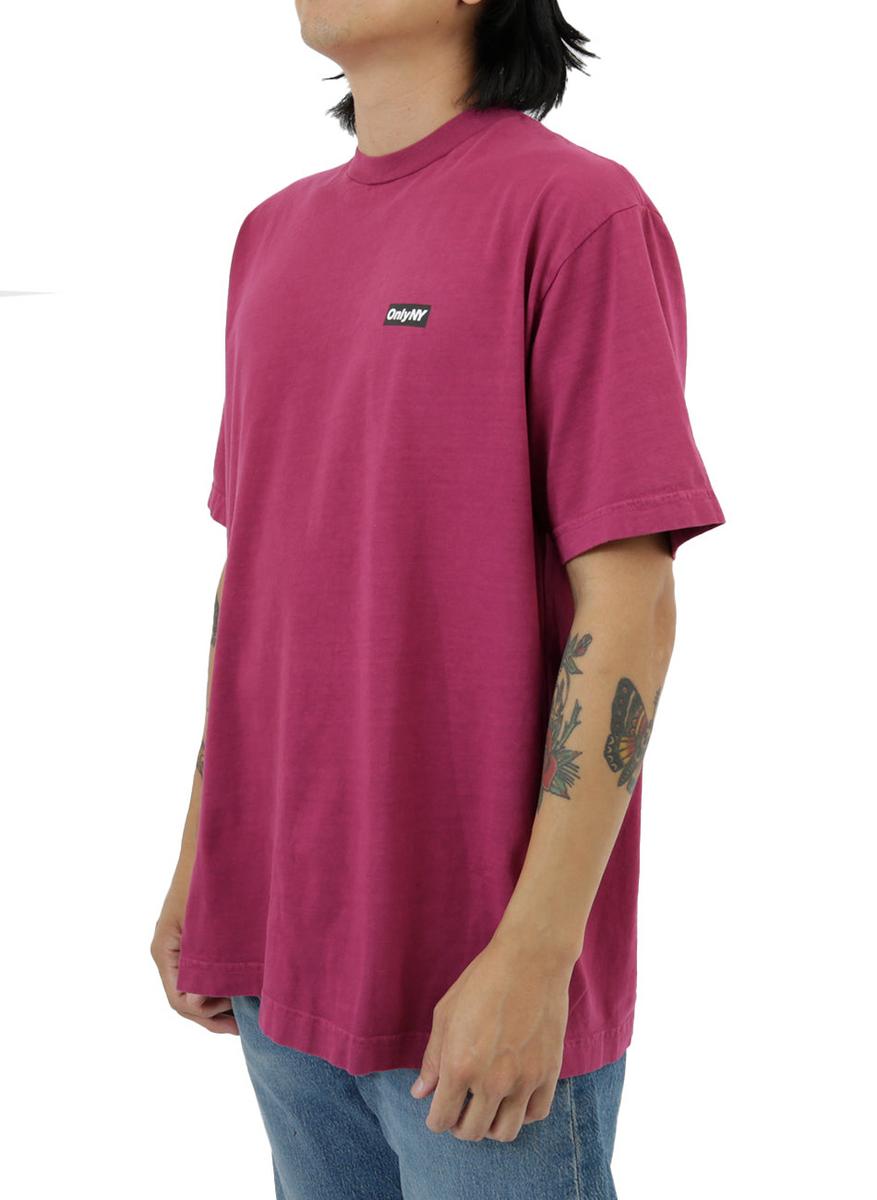 Stunning Magenta Block Logo Tee