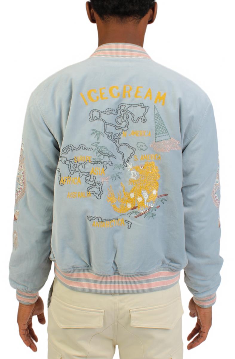 Skull Island Ice Cream Iconic Logo Bomber Jacket