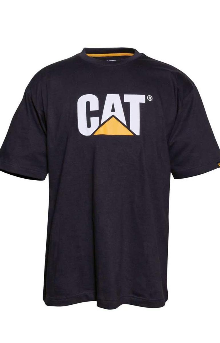 Caterpillar's Stunning TM Logo Black Tee