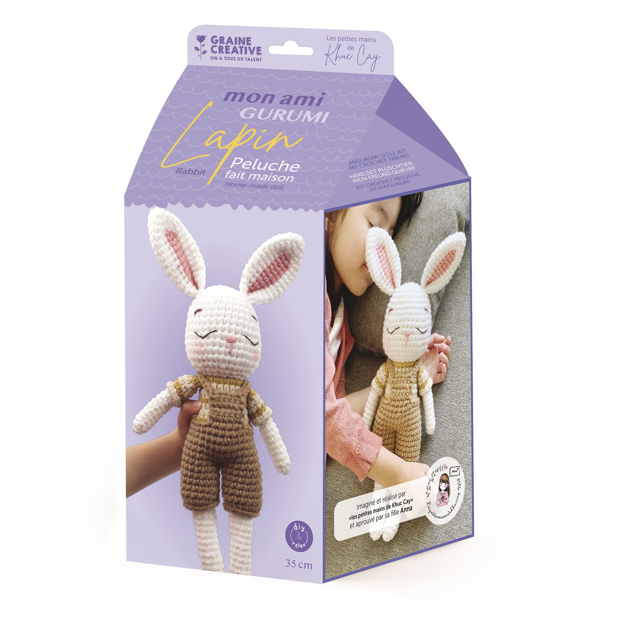 Charming DIY Amigurumi Rabbit Kit