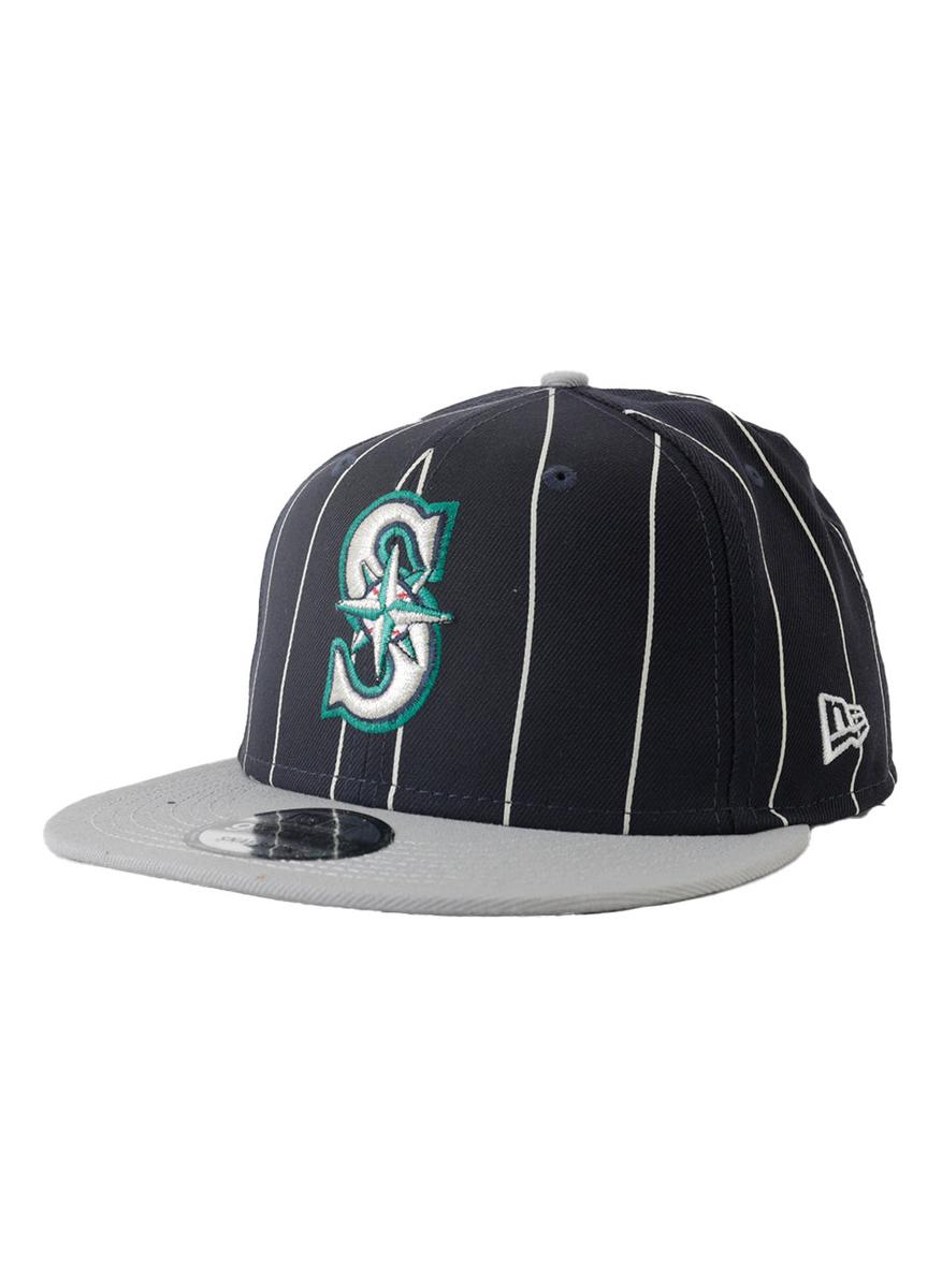 Seattle Mariners Retro Pinstripe Snapback Cap by New Era - Show Your Team Pride!