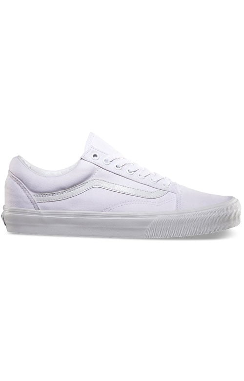 Vibrant Old Skool Classic Skate Shoes - Radiant White