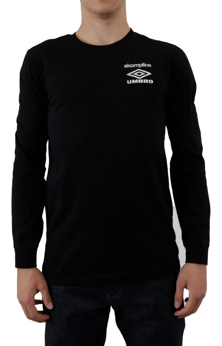 Akomplice x Umbro World Peace Black Long Sleeve Tee - Wear Peace Now!