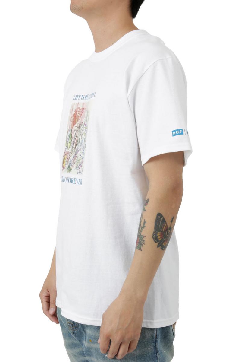 Huf x PRF 'Life Is Beautiful' T-Shirt - A Tribute to Pablo's Legacy