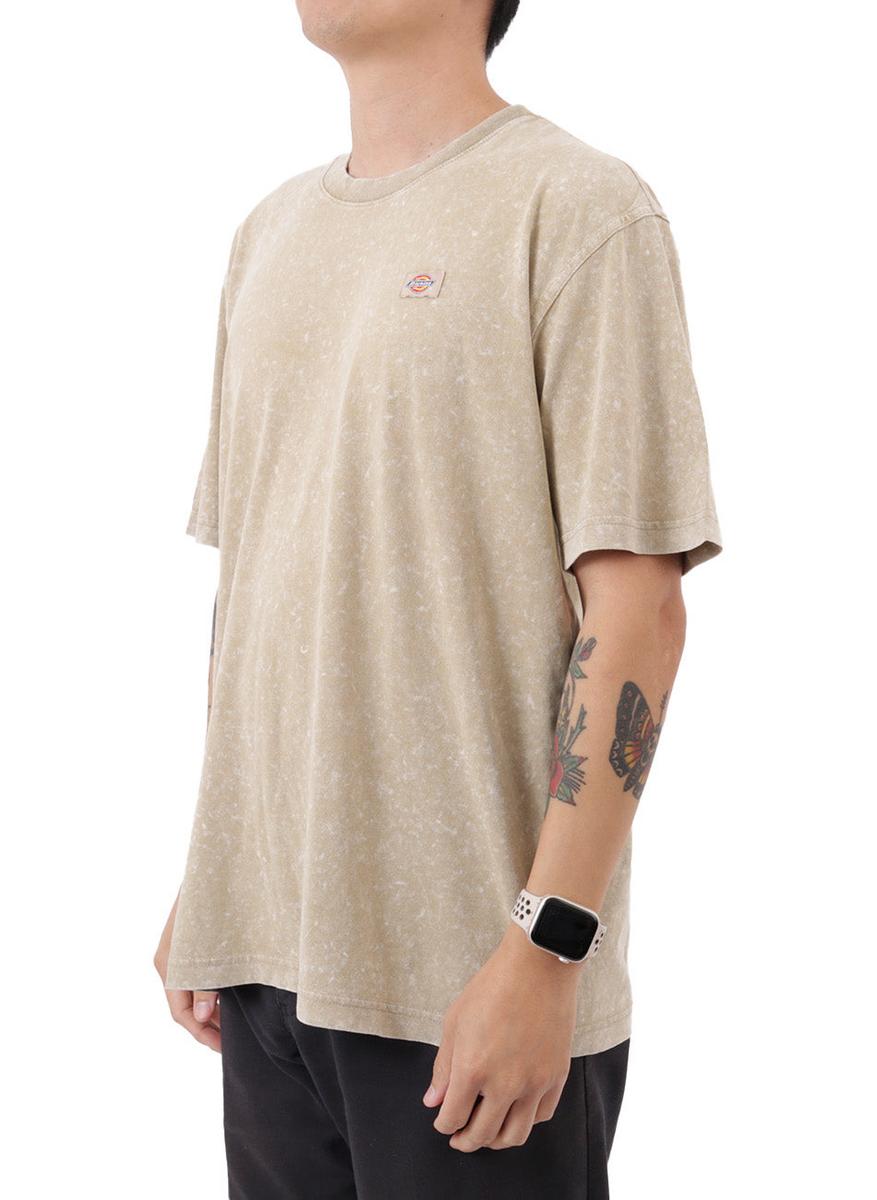 WSR91AWA Newington T-Shirt: Stunning Sandstone Overdyed Acid Wash