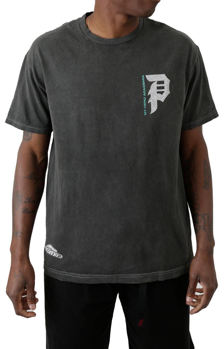 Epic My Hero Academia Full Cowl Distressed Black T-Shirt