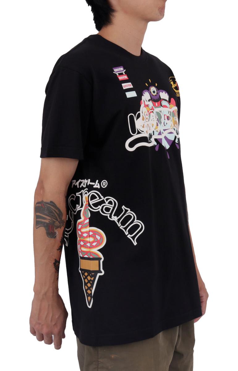 Stunning Zorlac Short Sleeve Knit Tee in Onyx Black