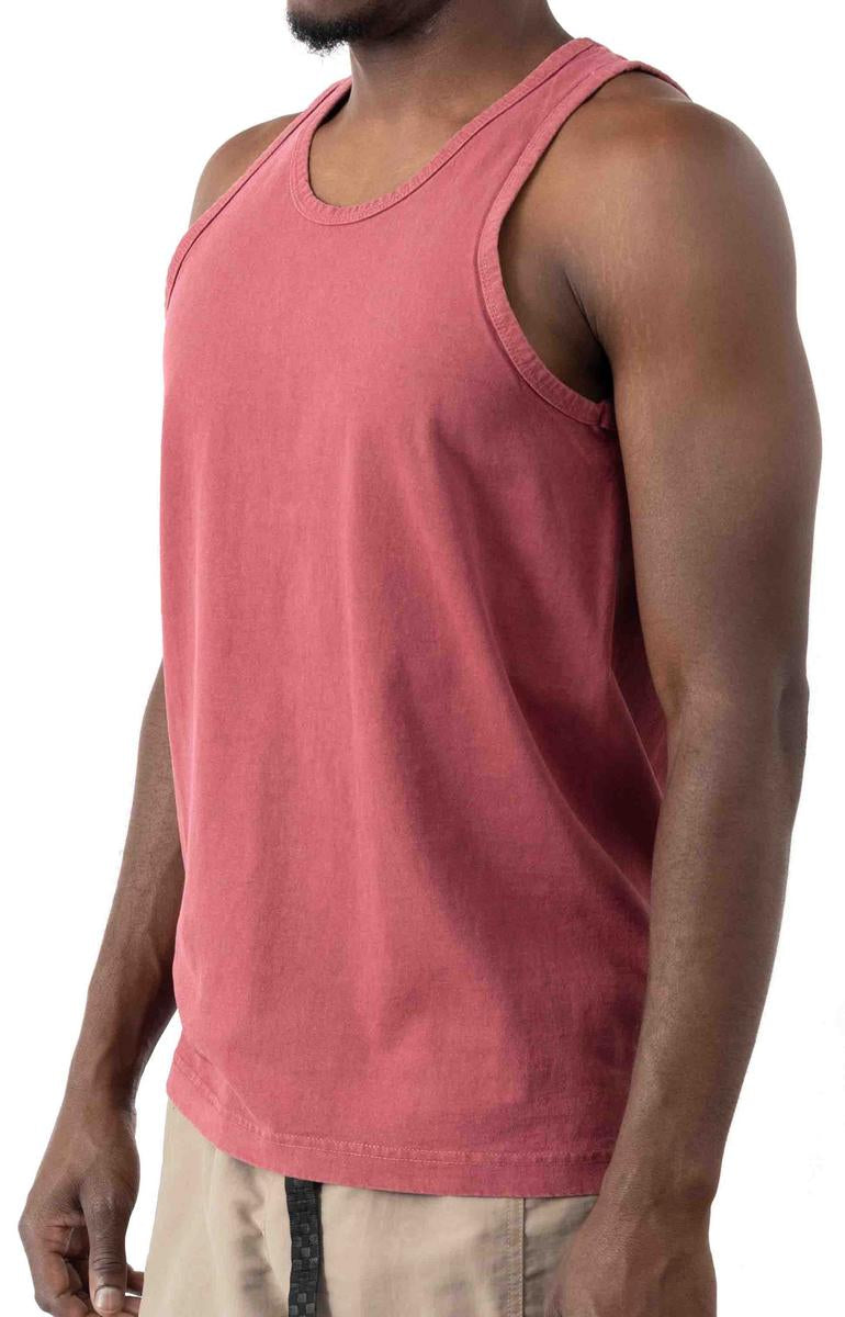 Gorgeous Clay Red Garment-Dyed Tank Top by Shaka Wear