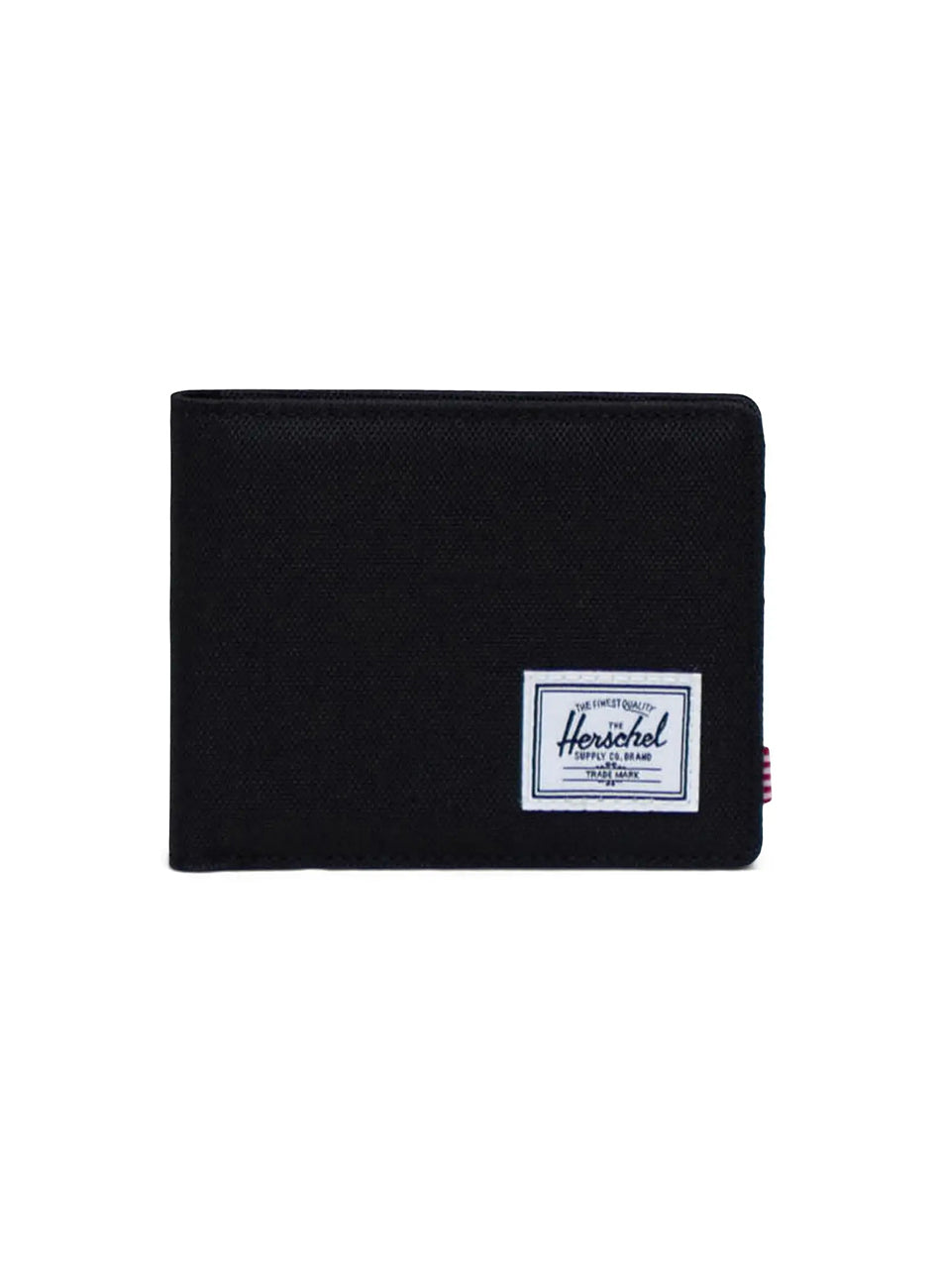 Herschel Roy Sustainable Black Wallet - Moose Limited Edition