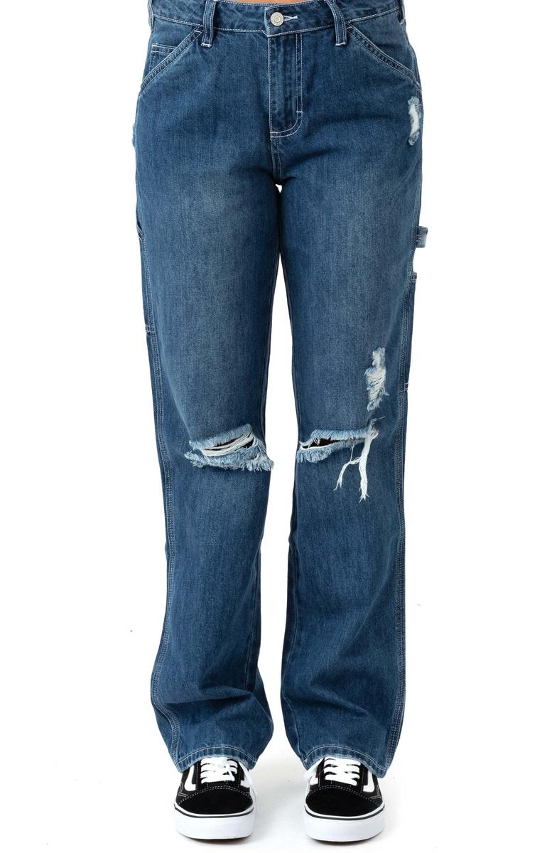 Dickies Women's Vintage Destruction Wash Carpenter Pant (CP20RD)