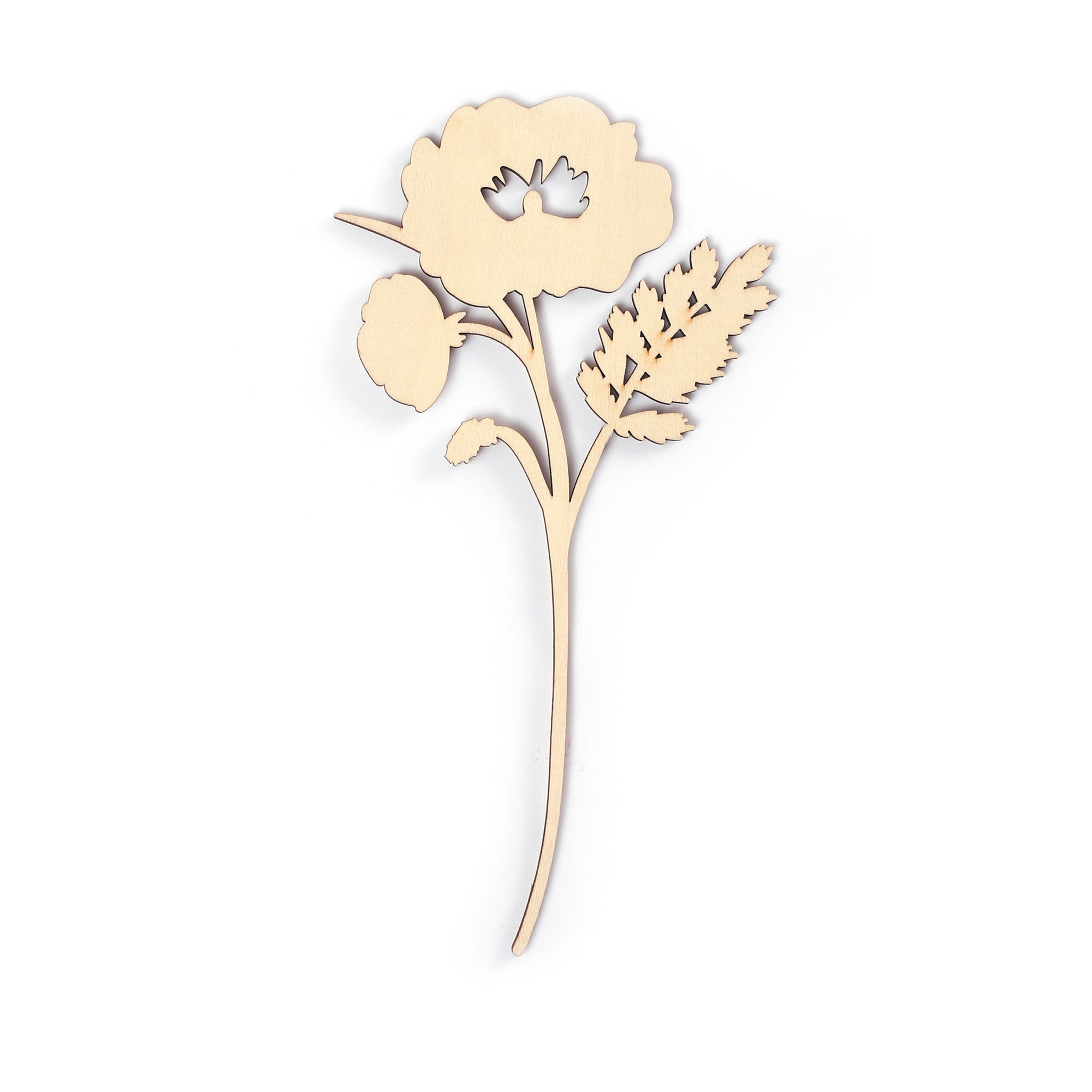 Stunning DIY 24 cm Decorative Wooden Flowers - Unleash Your Creativity!