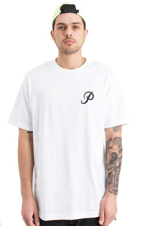 Stunning Primitive Classic P Tee in White/Black - Grab Yours Now!