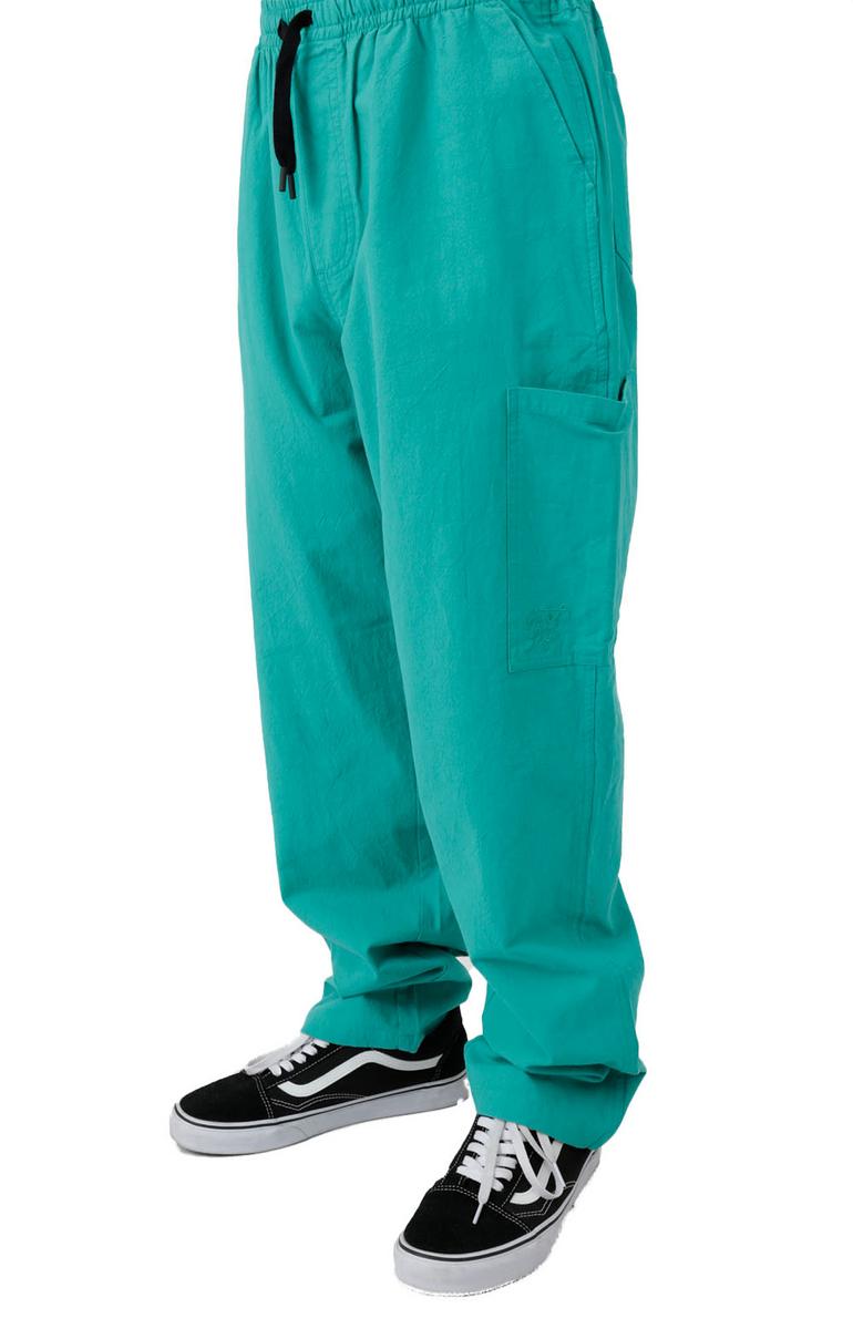 Stunning Teal Crushed Cargo Pants