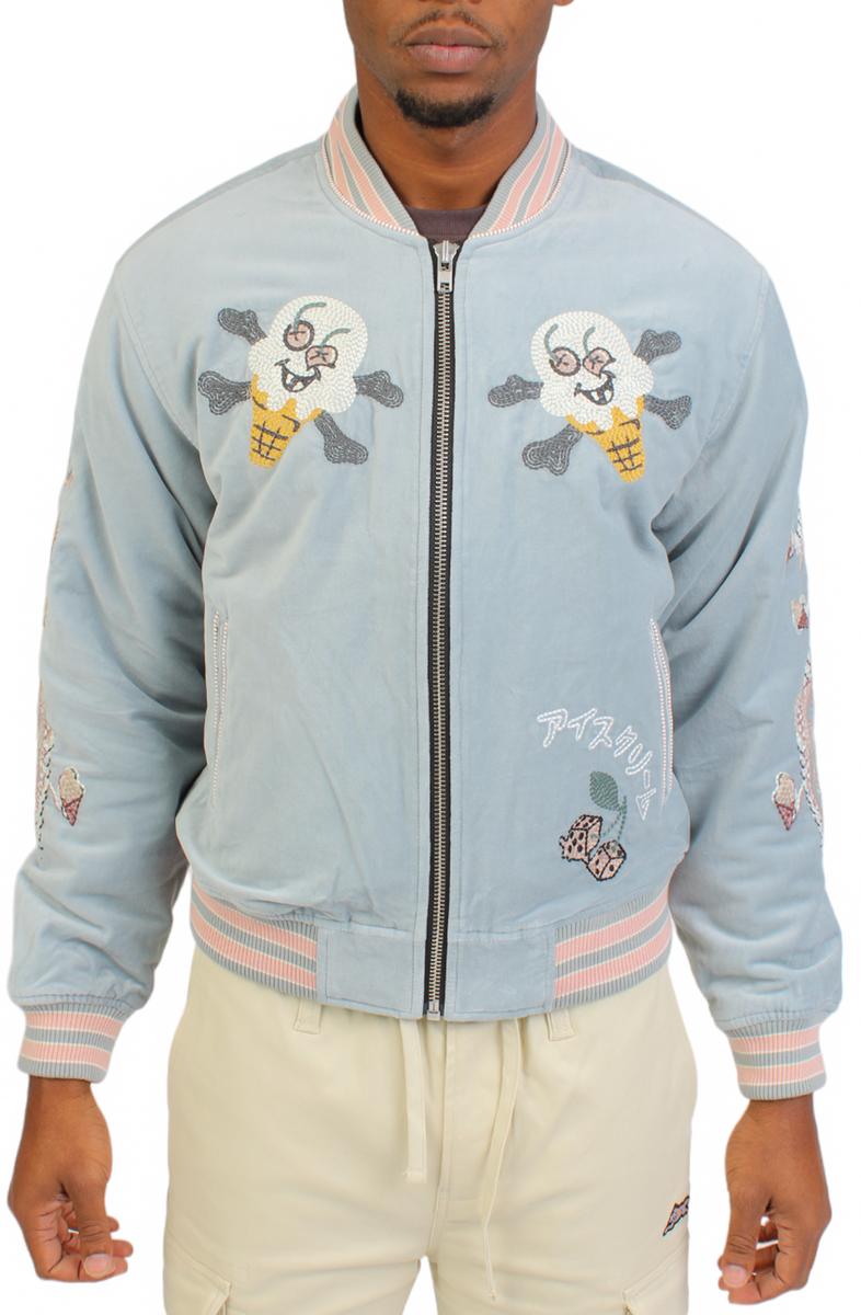 Skull Island Ice Cream Iconic Logo Bomber Jacket
