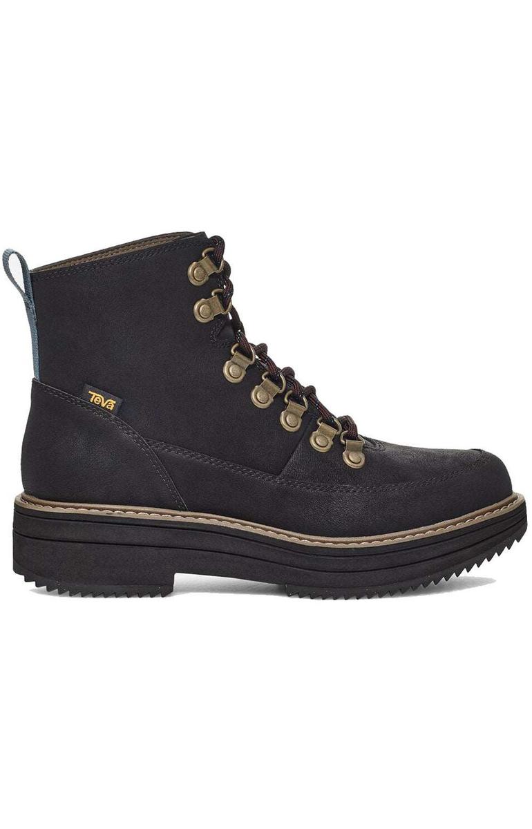 Teva's Eco-Chic Sustainable Black Midform Boots for Women