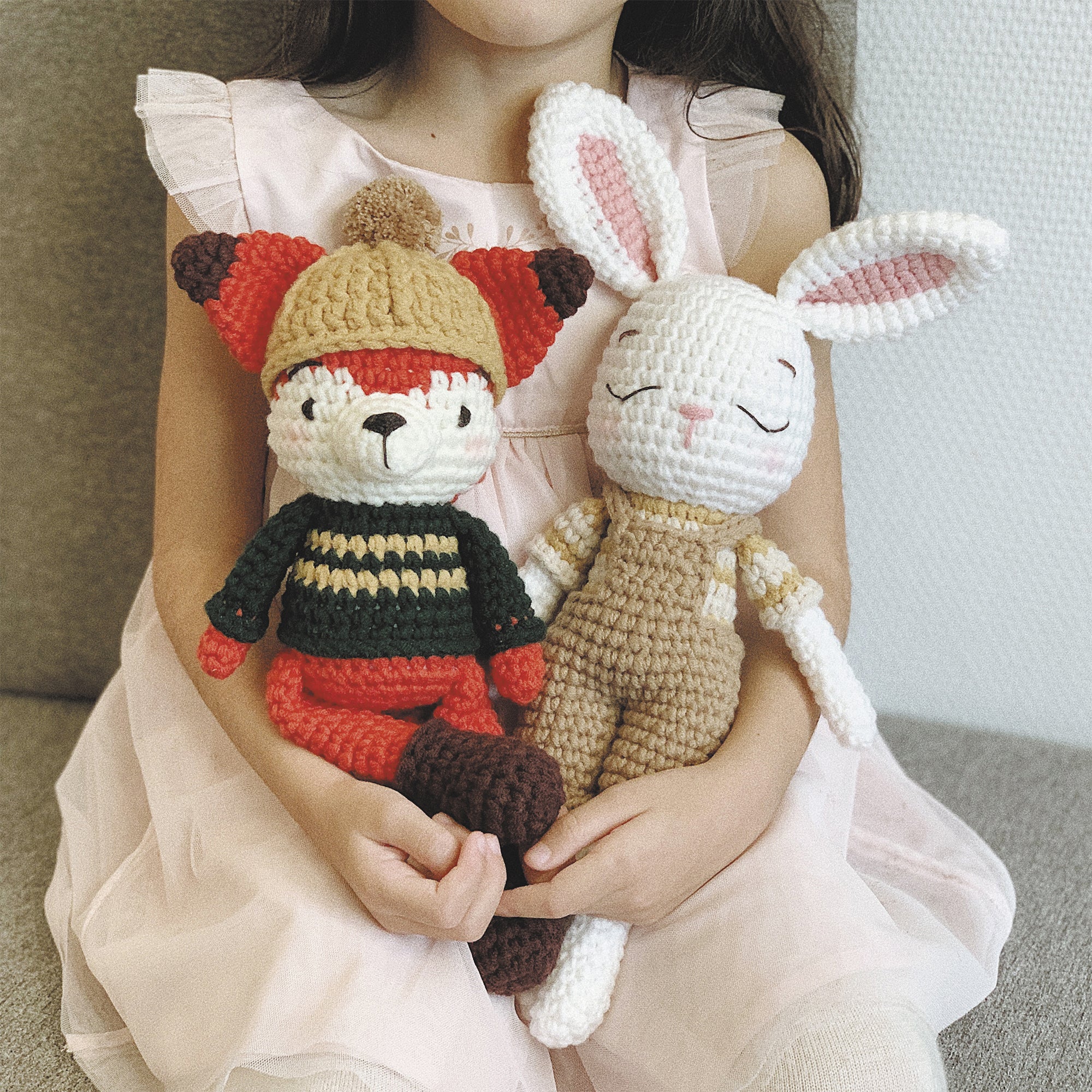 Charming DIY Amigurumi Rabbit Kit