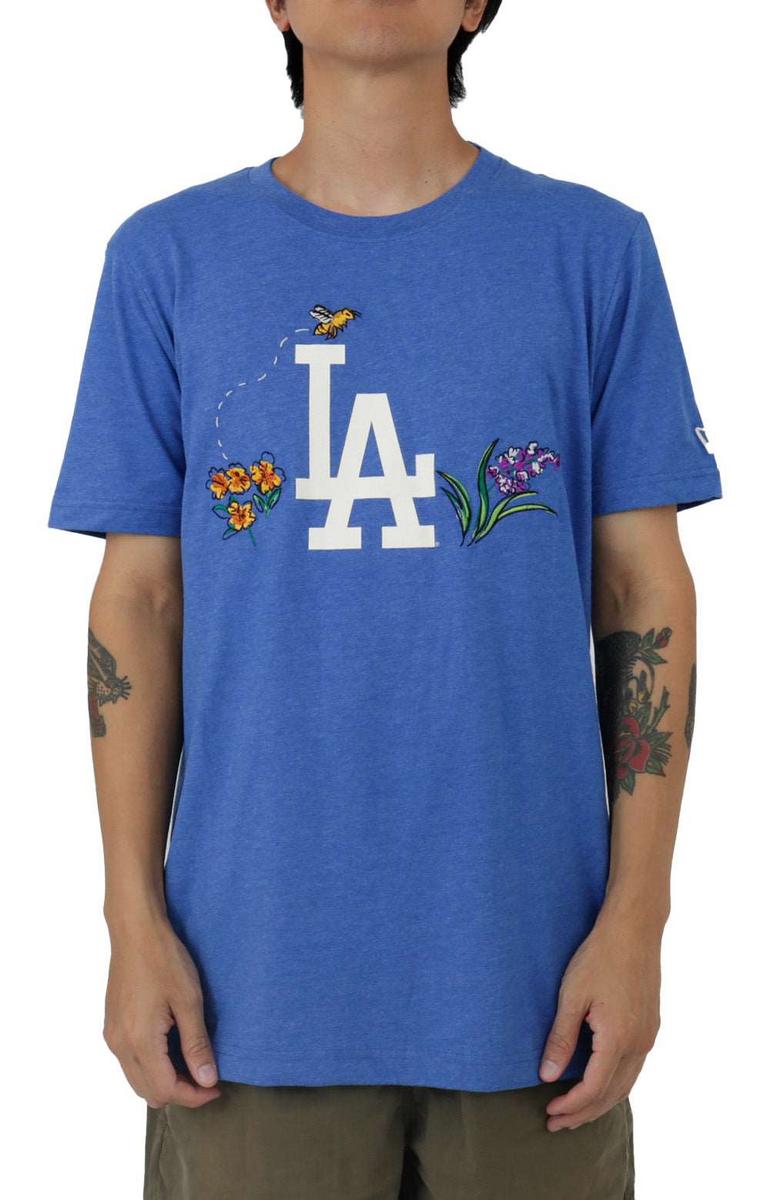 New Era's Stunning LA Dodgers Floral Watercolor Tee