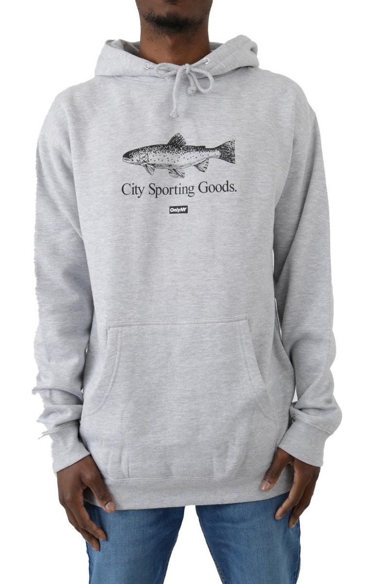 Only NY Heavyweight Fleece Pullover Hoodie - Ash: A Must-Have!
