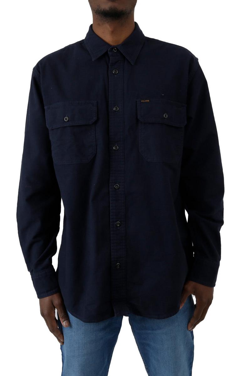 Filson's Midnight Navy Field Flannel Shirt - A Timeless Outdoor Essential