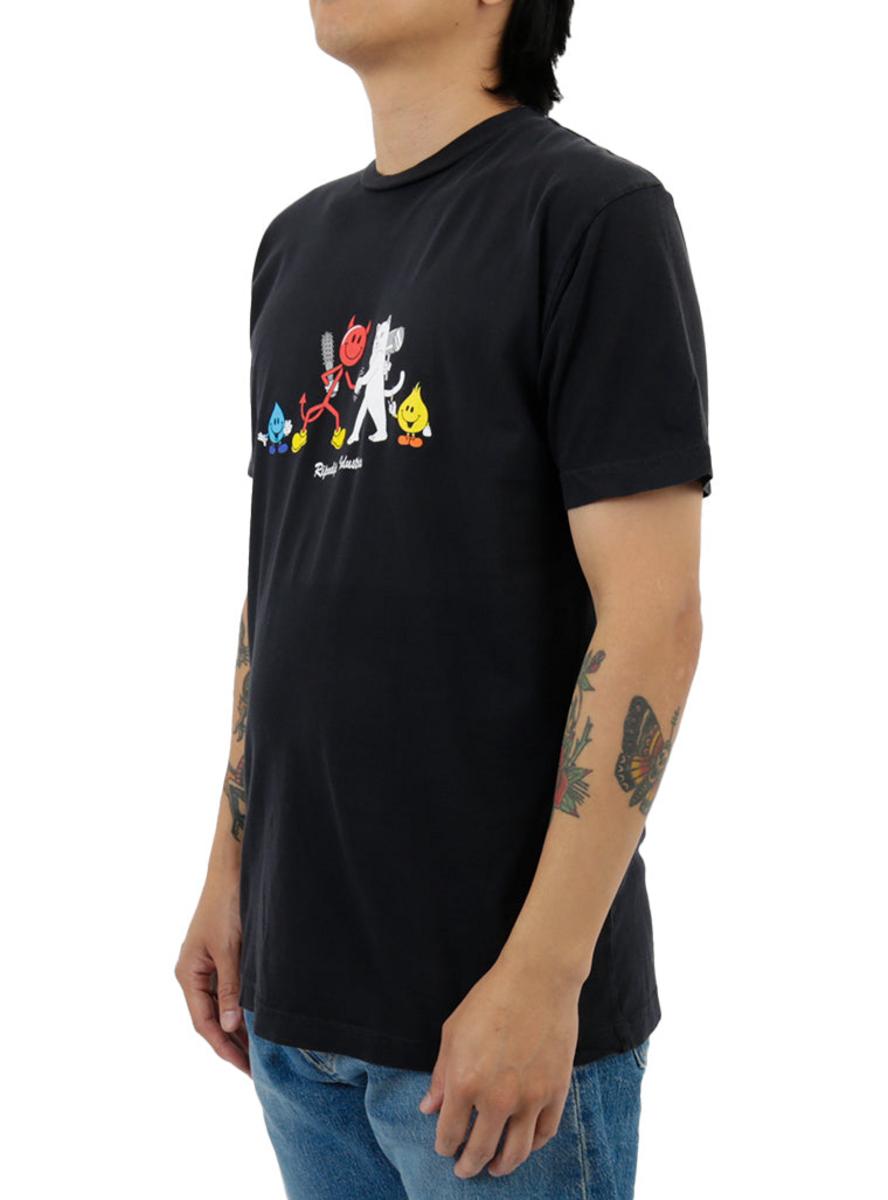 Nerm Vs Devilman Black Anime T-Shirt - Show Your Love!