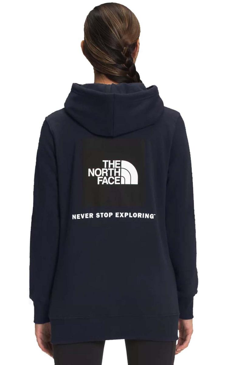 The North Face Women's Box NSE Pullover Hoodie in Stunning Summit Navy