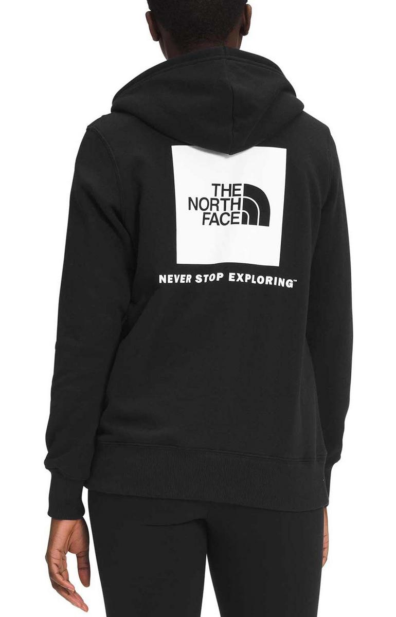 The North Face Box NSE Women's Pullover Hoodie - Stunning TNF Black/TNF White
