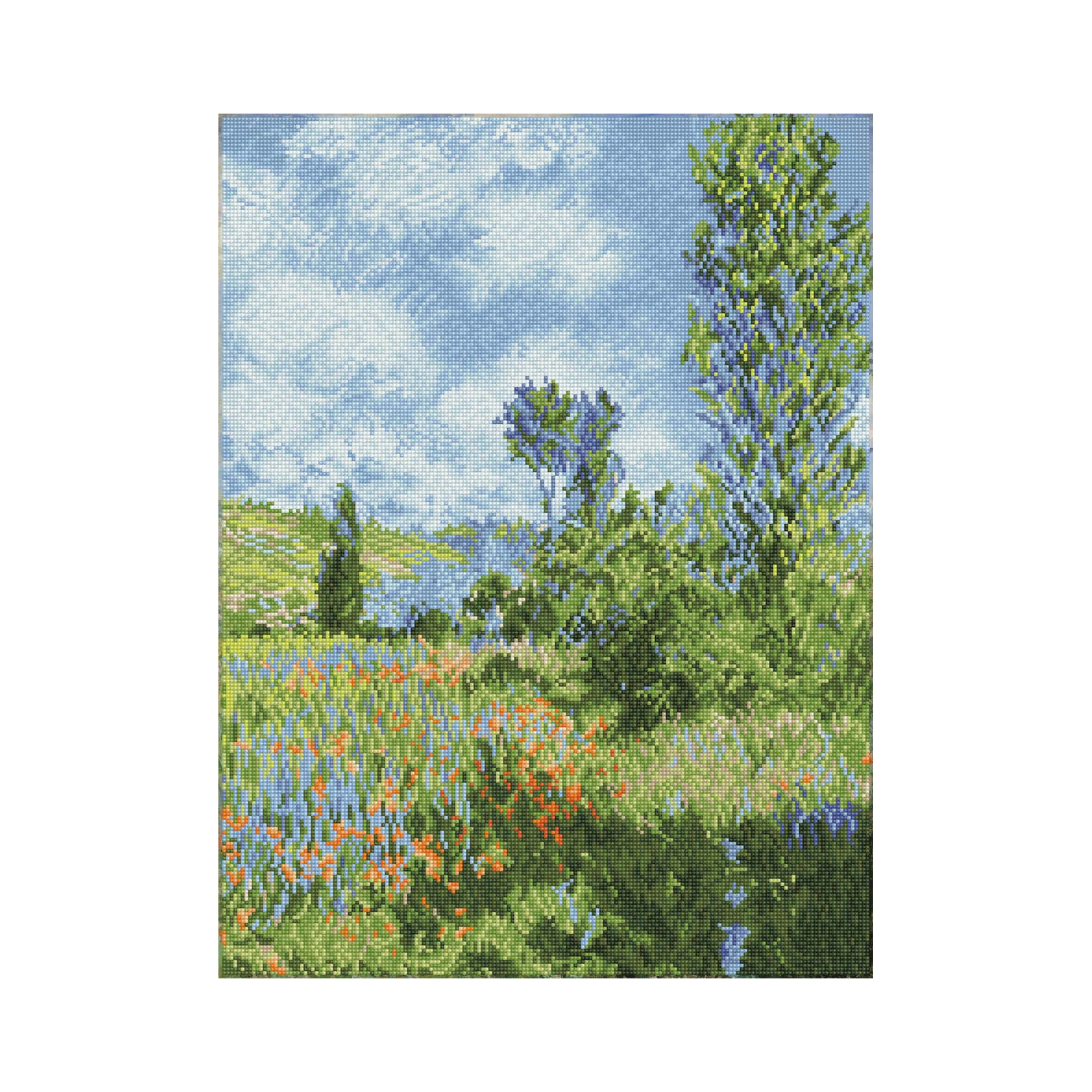 Monet's View of Vetheuil Diamond Dotz Craft Kit - Sparkle Your Creativity!