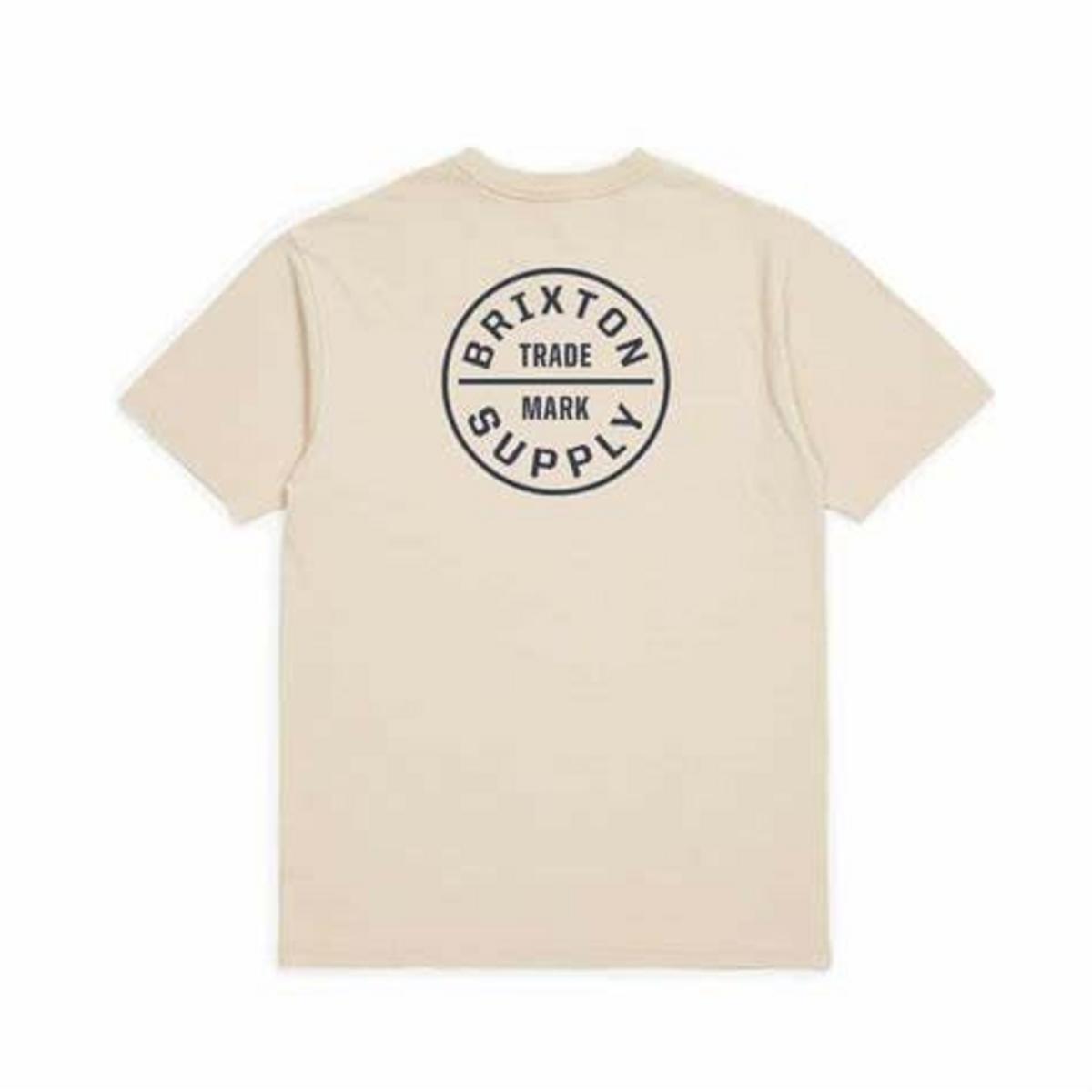 Brixton Oath Vanilla V-Neck T-Shirt: Premium Comfort for Street Style