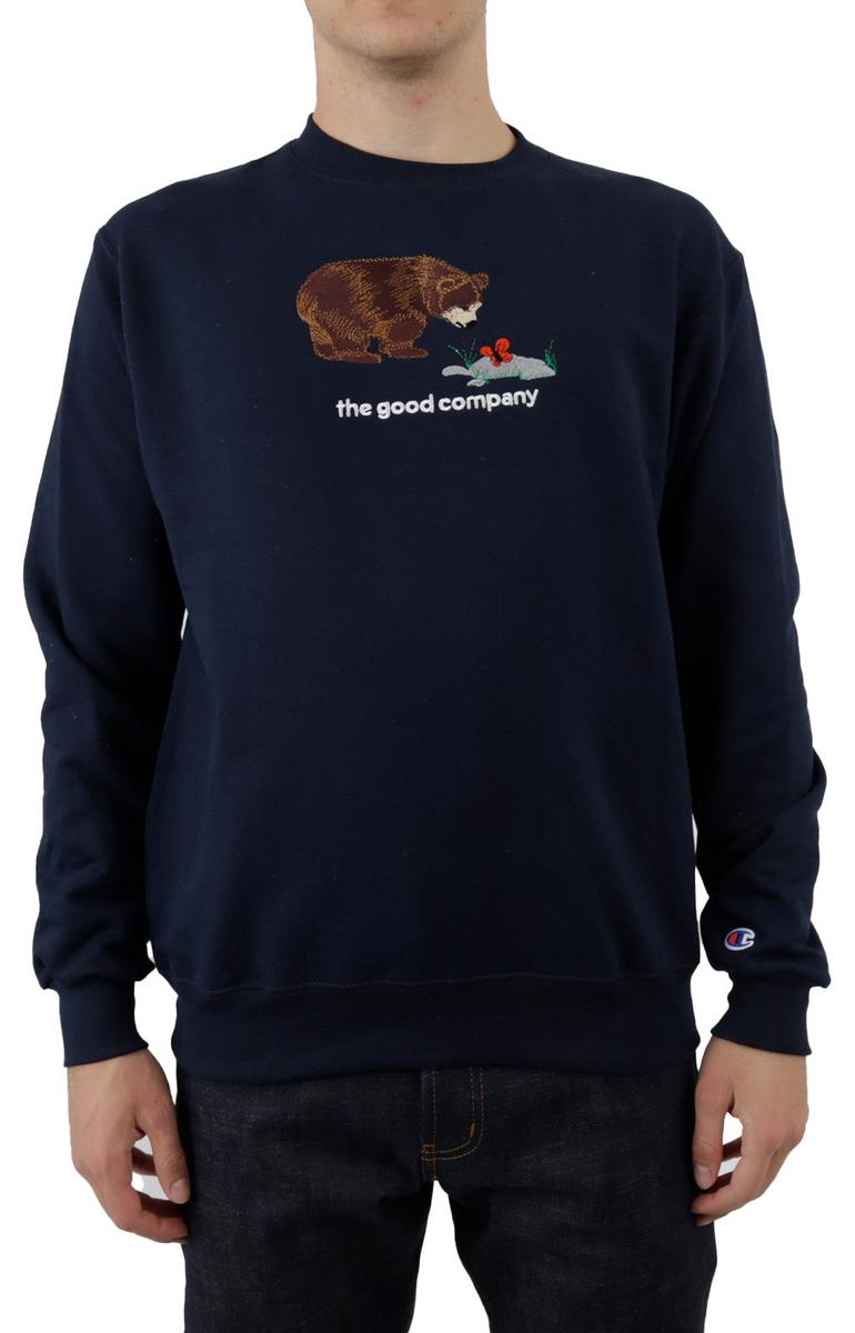 Charming Navy Bear Sweatshirt