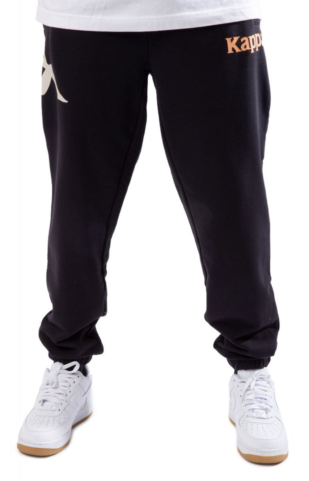 Irresistible Coevorden Black Smoke/Orange Salmon Sweatpants - Get Yours Now!