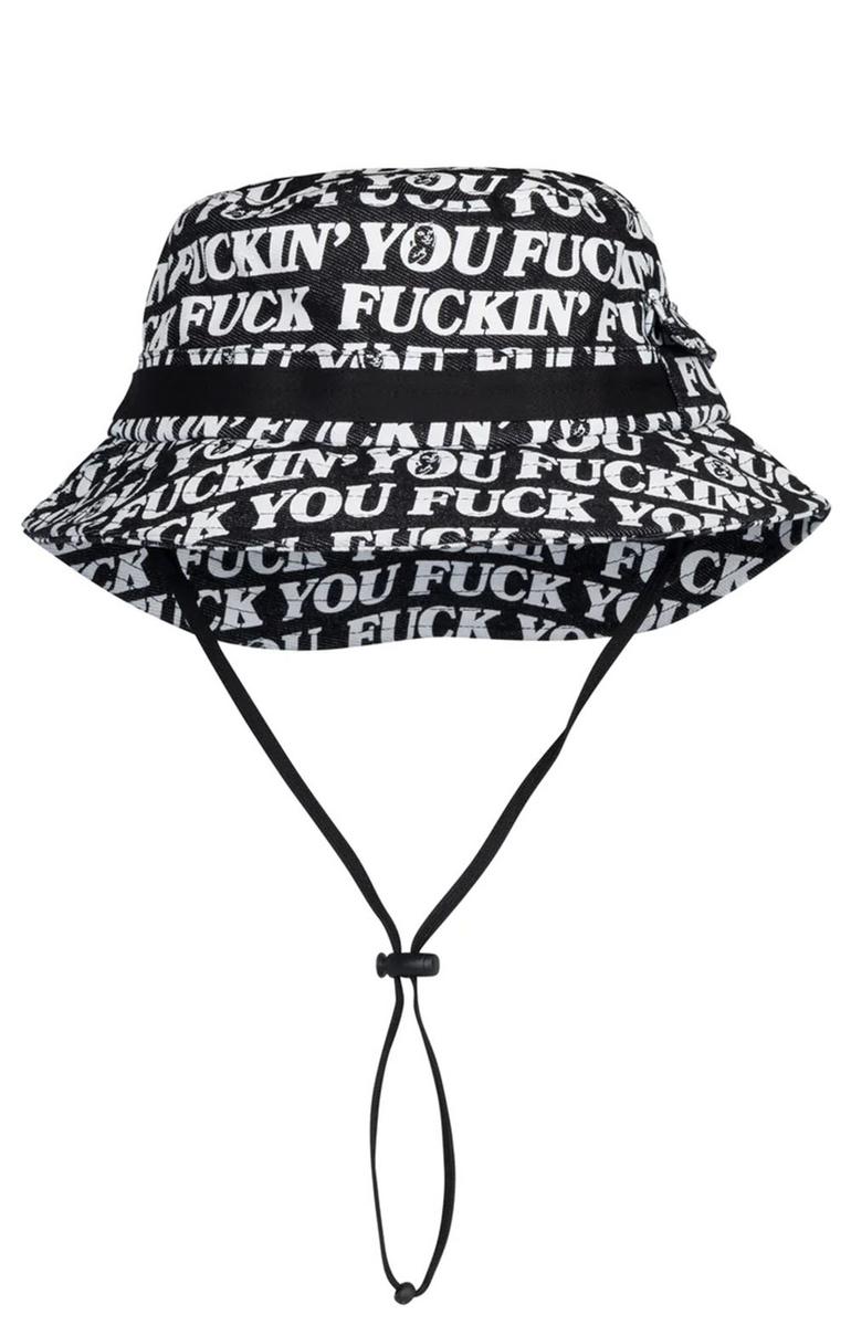RIPNDIP's Stunning Jet - Black F*ckin F*ck Boonie Denim Hat