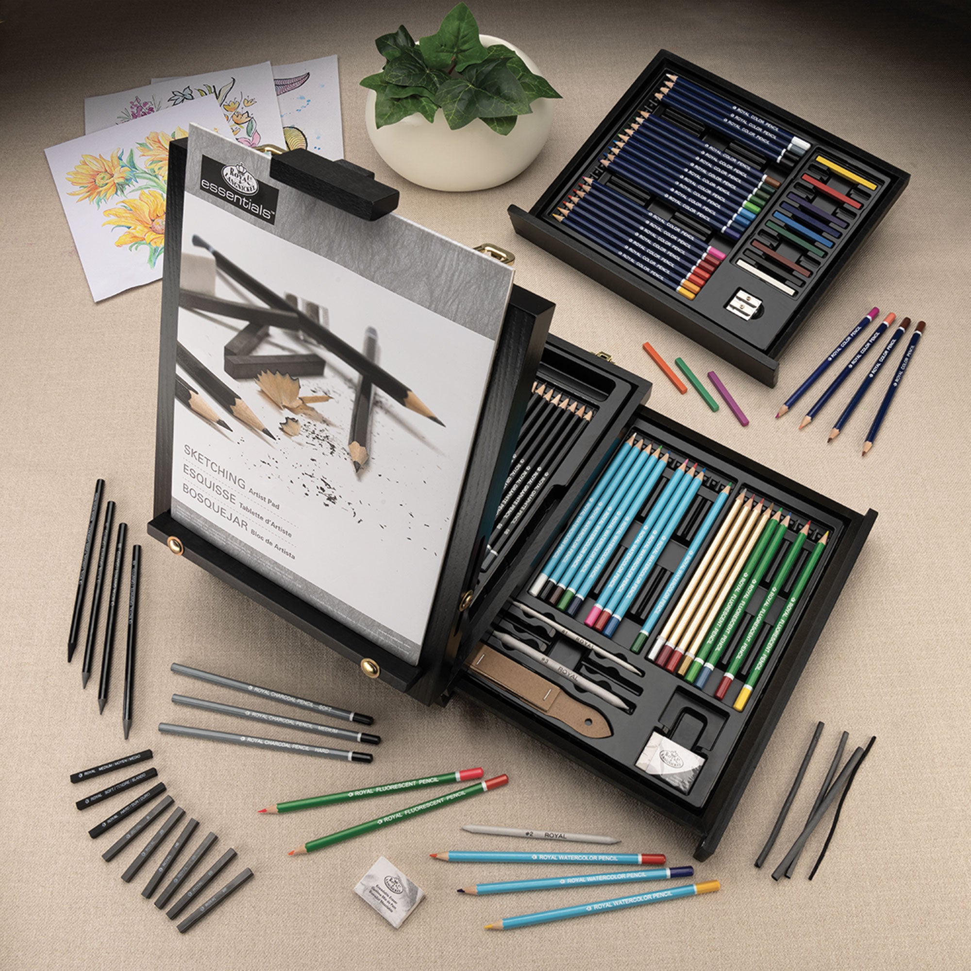 Black Series Ultimate 100-Piece Sketching and Drawing Kit