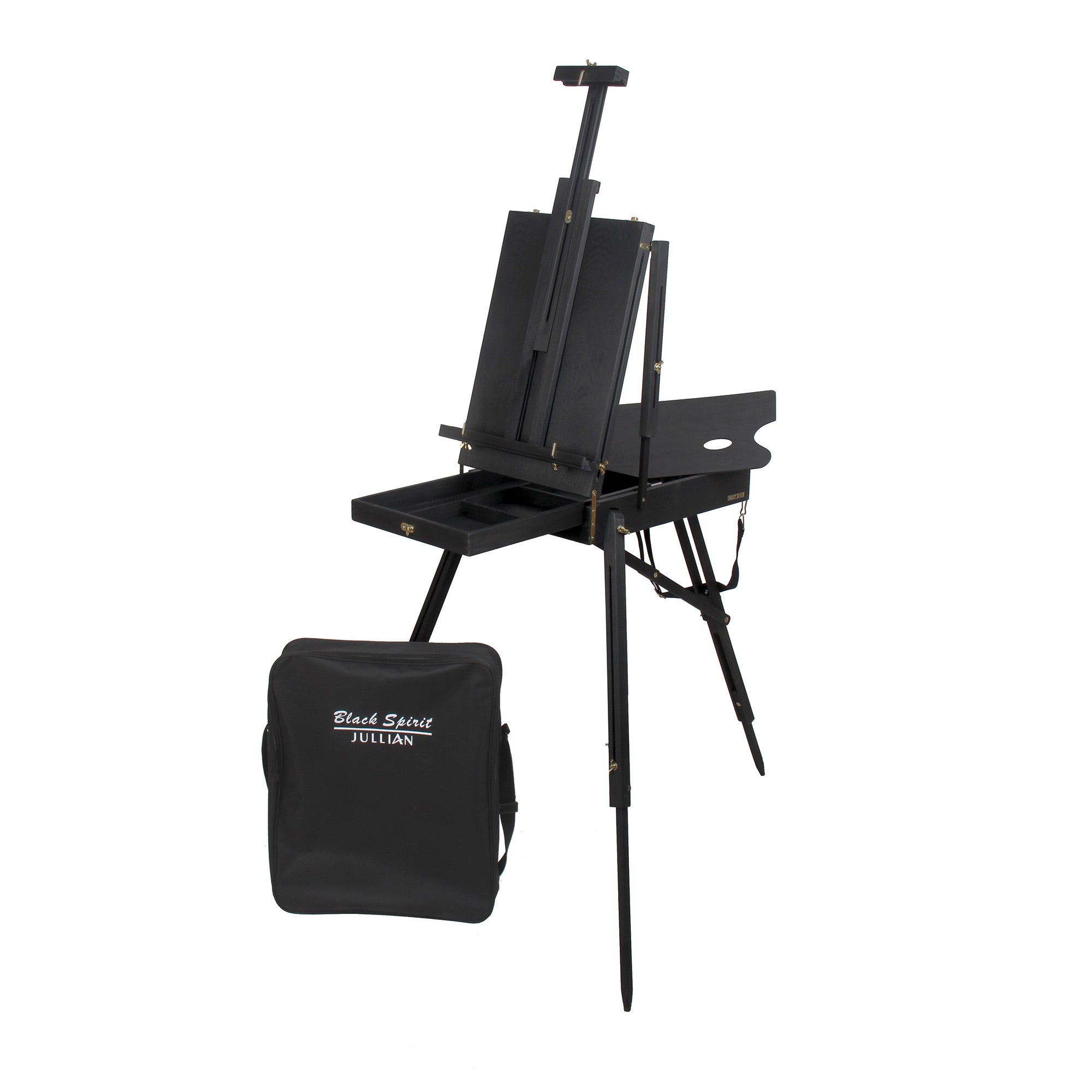 Jullian's Stunning Black Spirit French Easel - Your Artistic Essential!