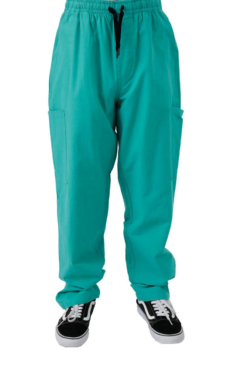 Stunning Teal Crushed Cargo Pants