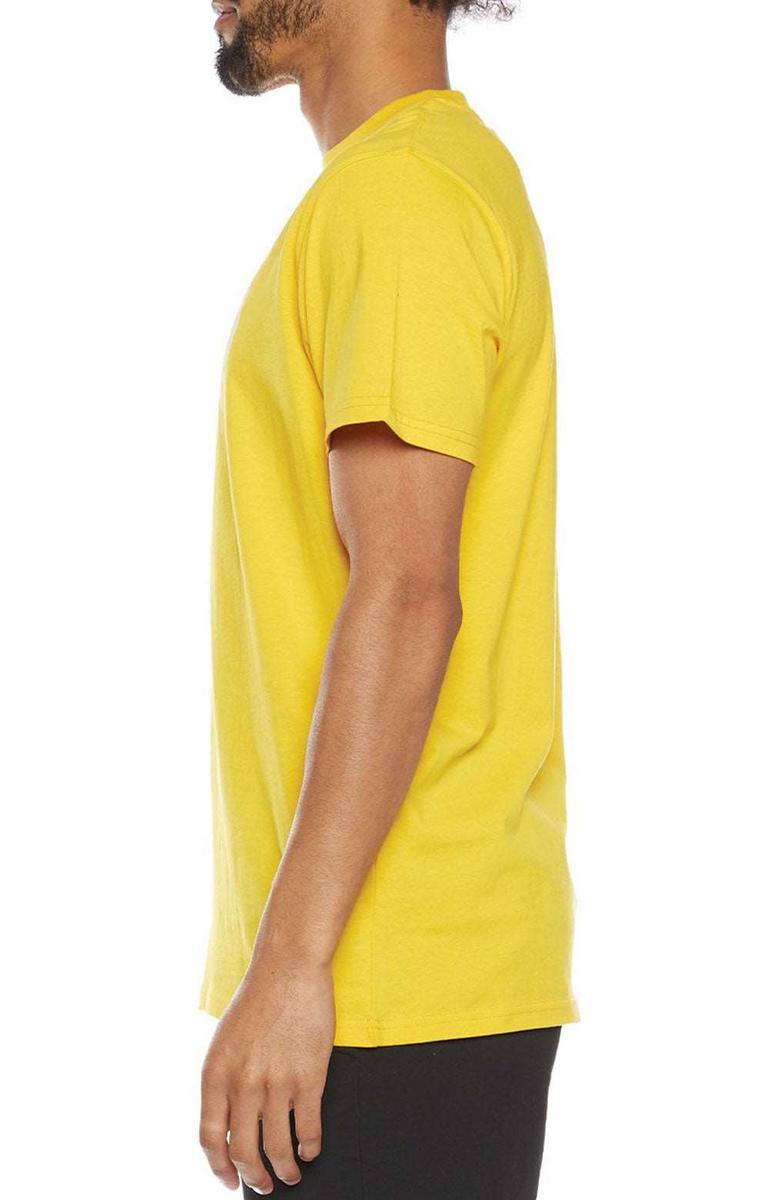 Kappa's Authentic Pop Esazar T-Shirt - Stunning Dark Yellow/White