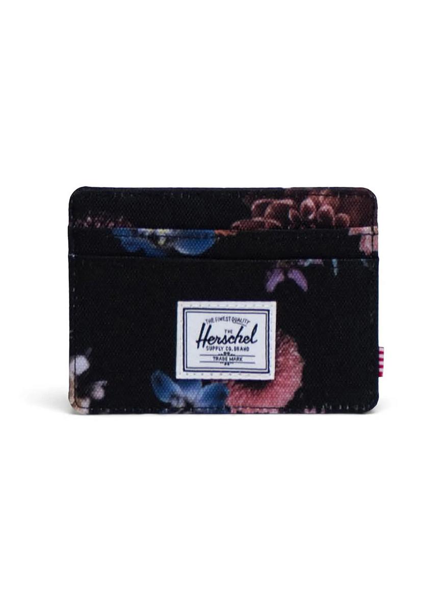 Herschel's Floral Elegance Charlie Cardholder Wallet - A Must-Have!