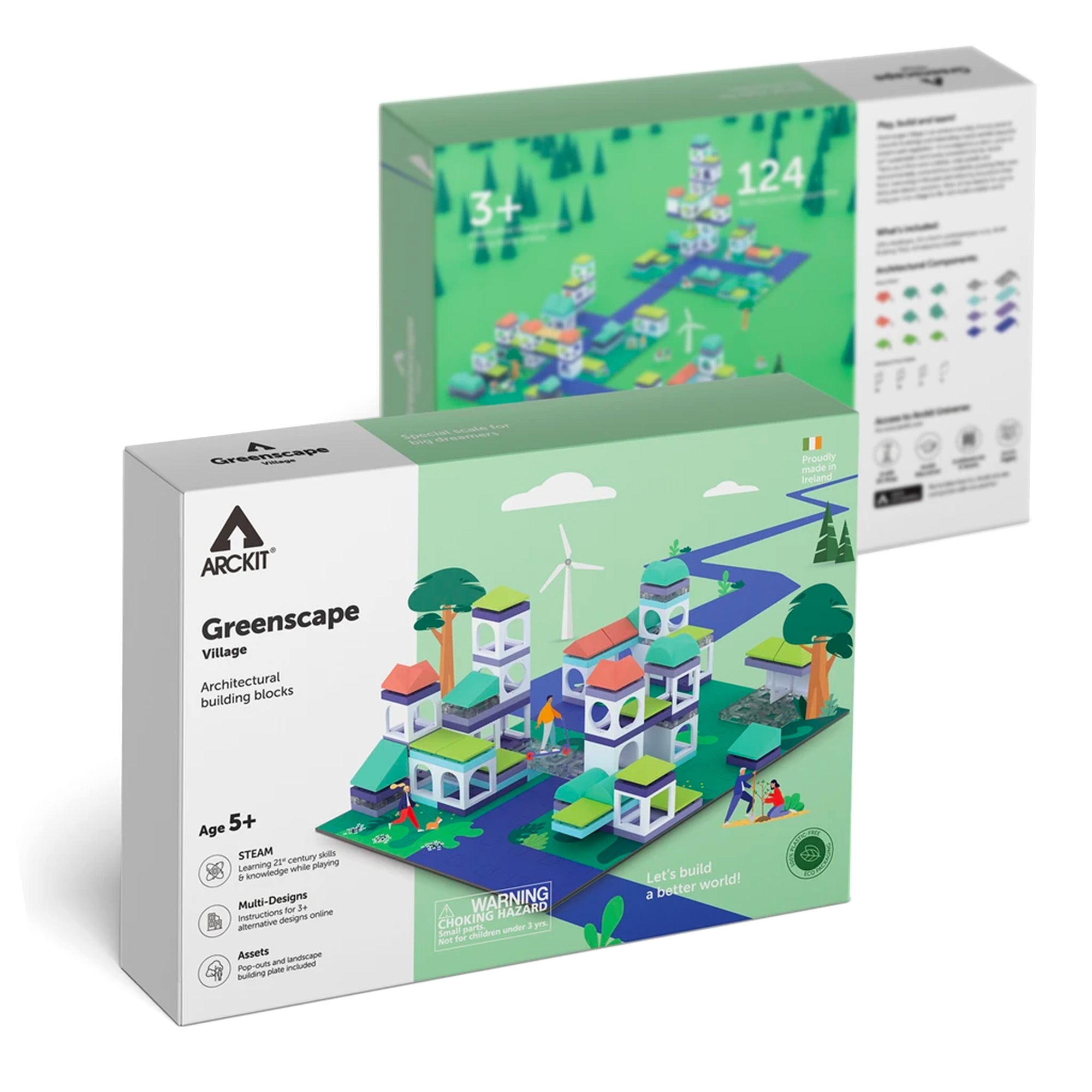 Arckit Greenscape Village Architectural Building Kit - Unleash Your Creativity!