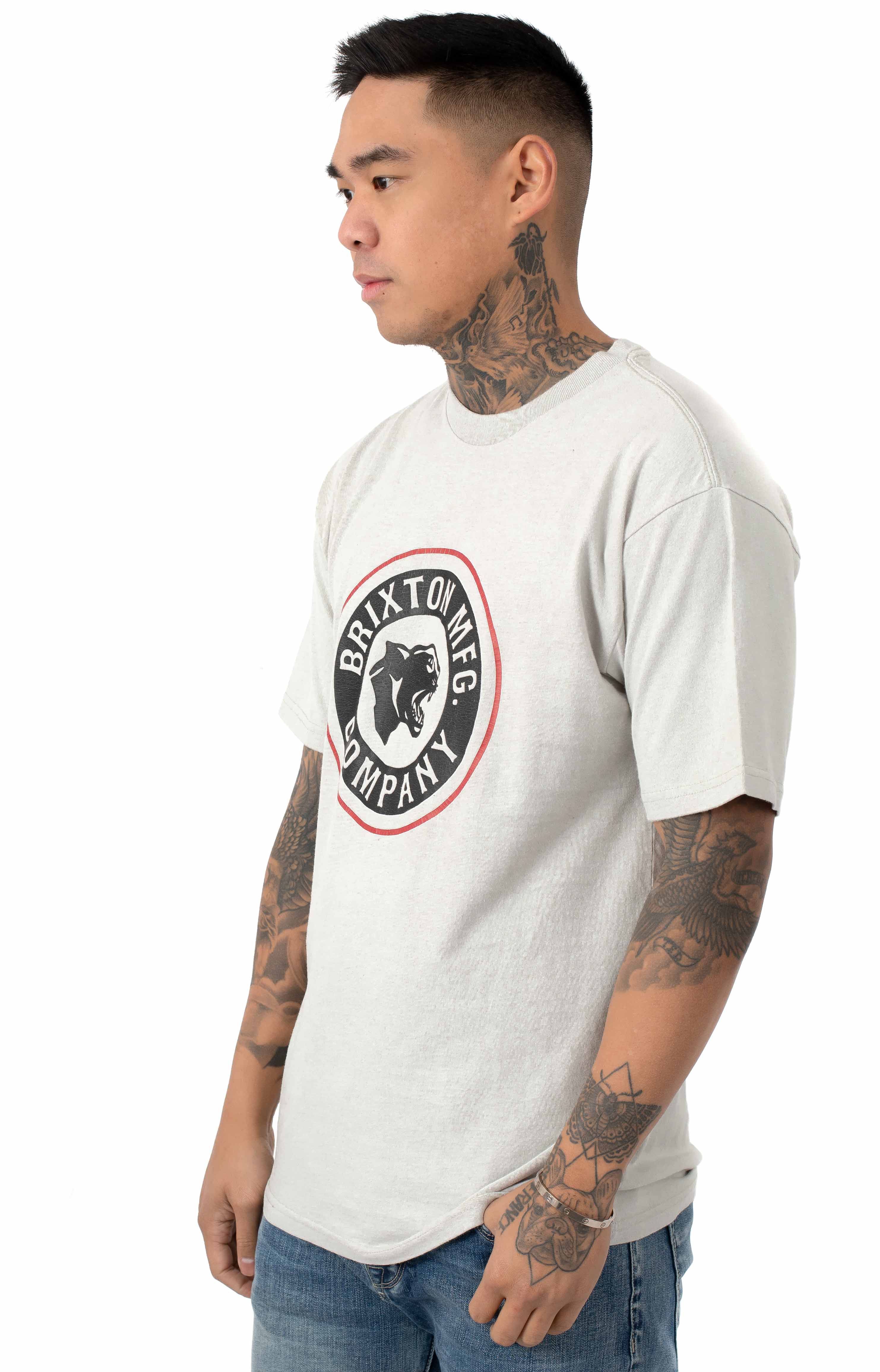 Brixton Forte Graphic Tee - Stone: A Must-Have Fashion Piece