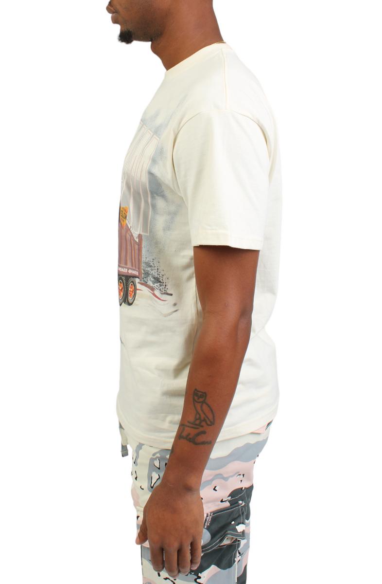 Eye-Catching White Lines Ice Cream T-Shirt