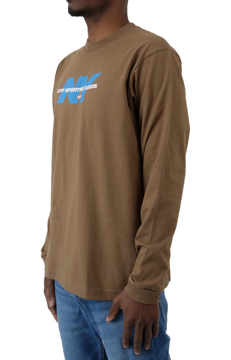 Only NY Dark Brown Competition Long Sleeve Tee - A Must-Have!
