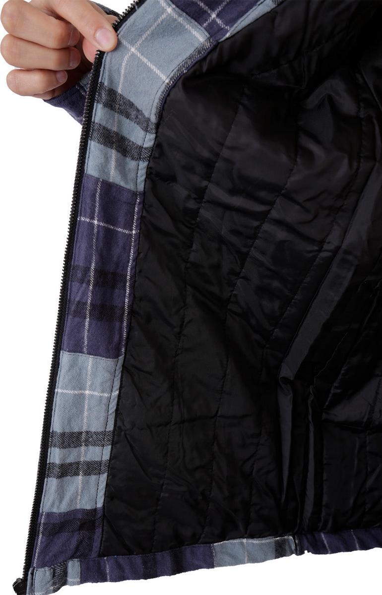 Curtis Leaf Multi Plaid Flannel Shirt Jacket - A Fashion Statement