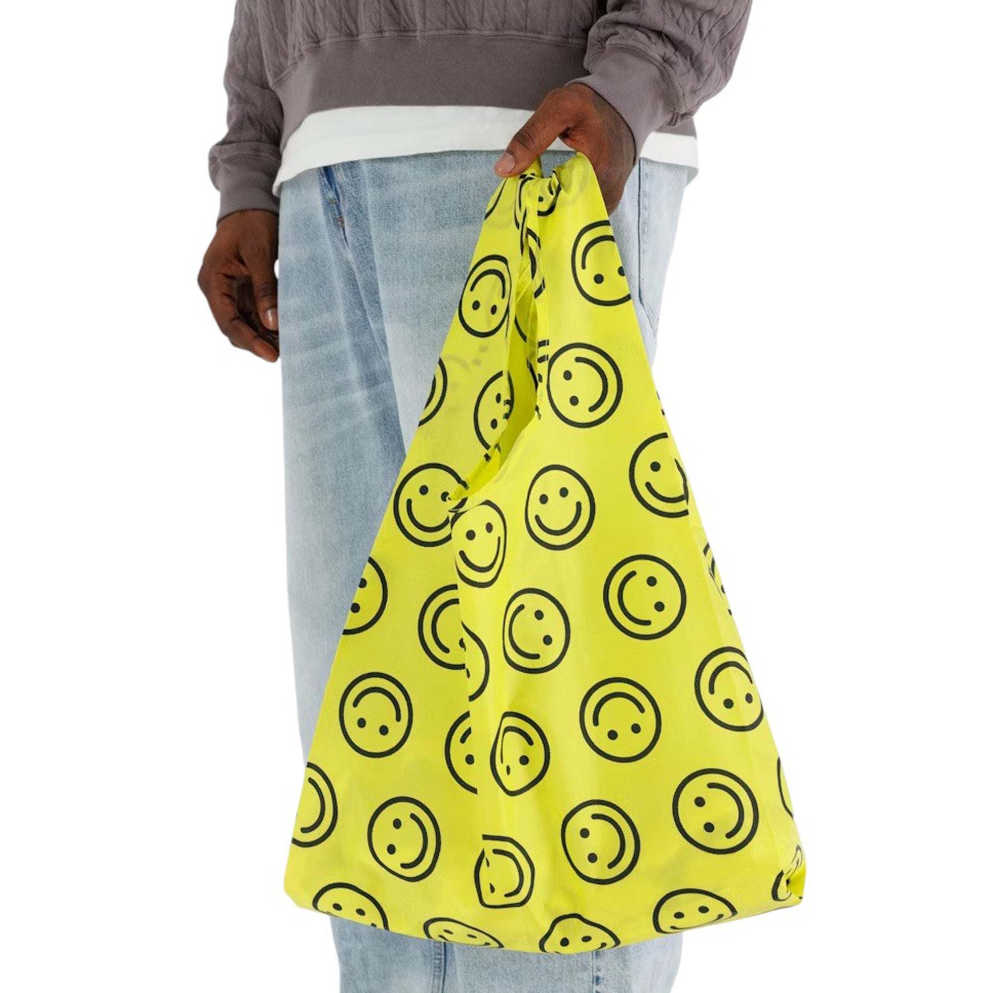 Cheerful Yellow Eco-Friendly Baggu - Your Sustainable Shopping Companion