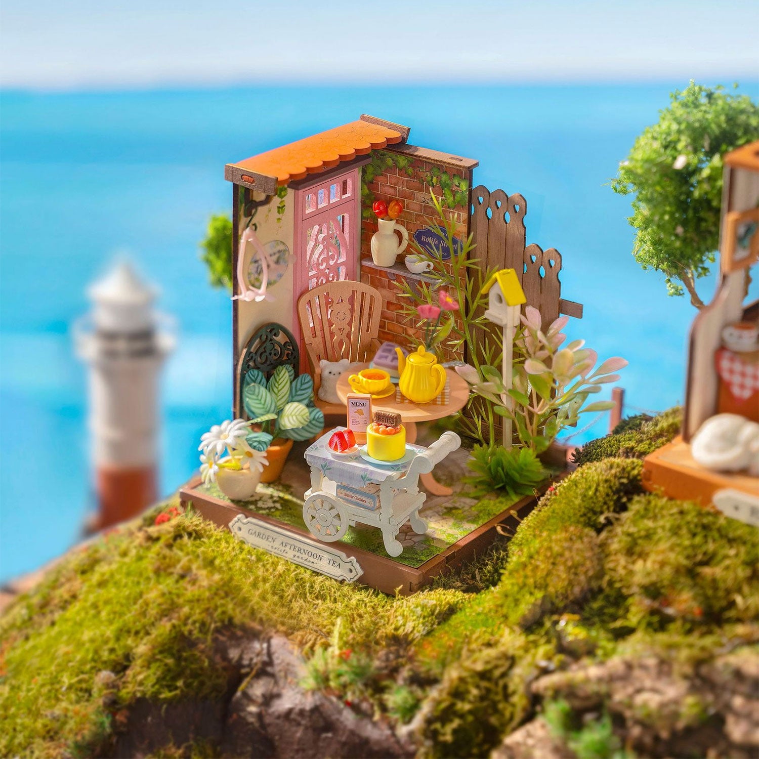 Rolife DIY Mini Fancy Tea Yard House - Unleash Your Creativity!