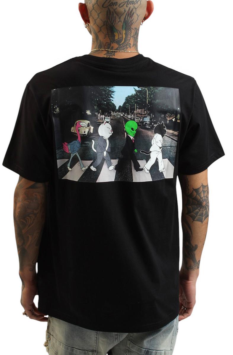 RIPNDIP Men's Crosswalk Black T-Shirt - Elevate Your Style!